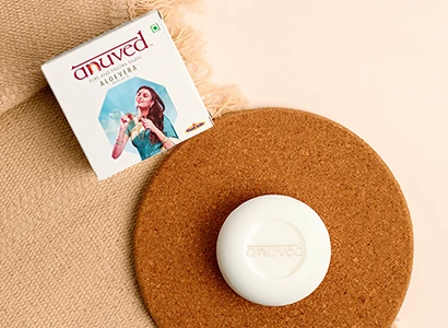 Presenting the stunning final shots from our product shoot for Anuved Soap!